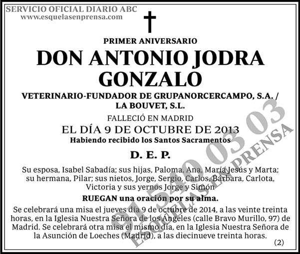 Antonio Jodra Gonzalo